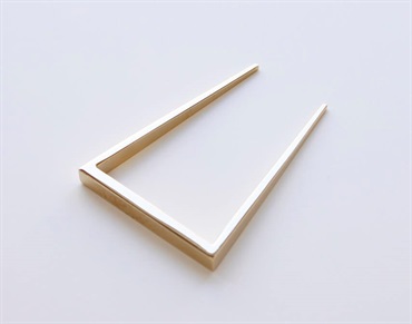 Elaborate　square comb / gold