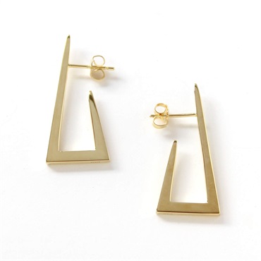 Elaborate　square pierce/gold