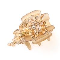 フローイングジュエル デザートクリップ 中(ベージュ)