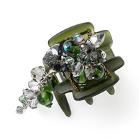 フローイングジュエル デザートクリップ 中(グリーン)