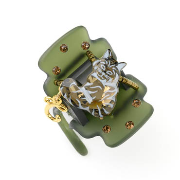 2/6発売 チェリッシュキャット デザートクリップ(グリーン)