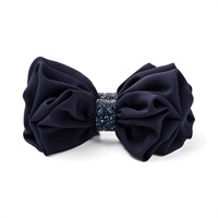 ラフィネリボン バナナクリップ(ネイビー)