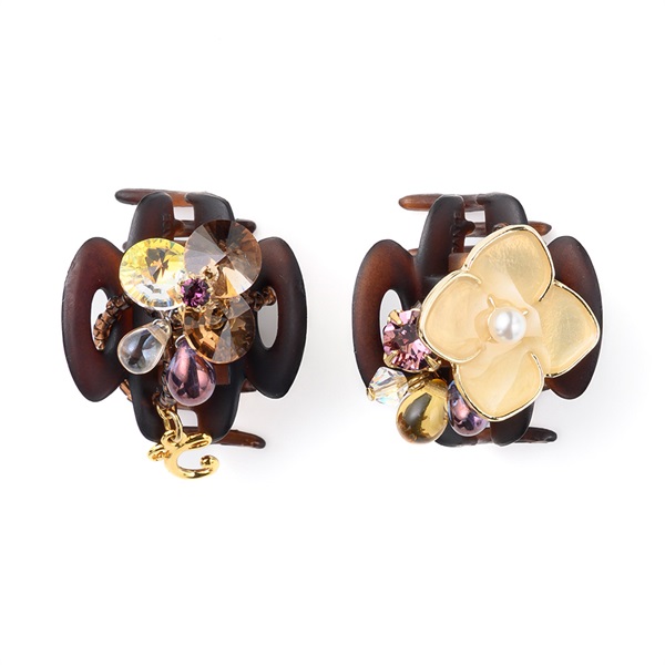 シアージュ ホイップクリップ2個セット(イエローミックス)