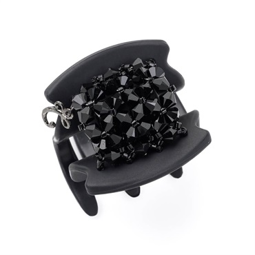 フローラルアイス デザートクリップ 中(ブラック)