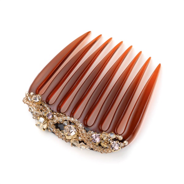 12/19発売 フローイングビーズ フレンチコーム(ベージュミックス)