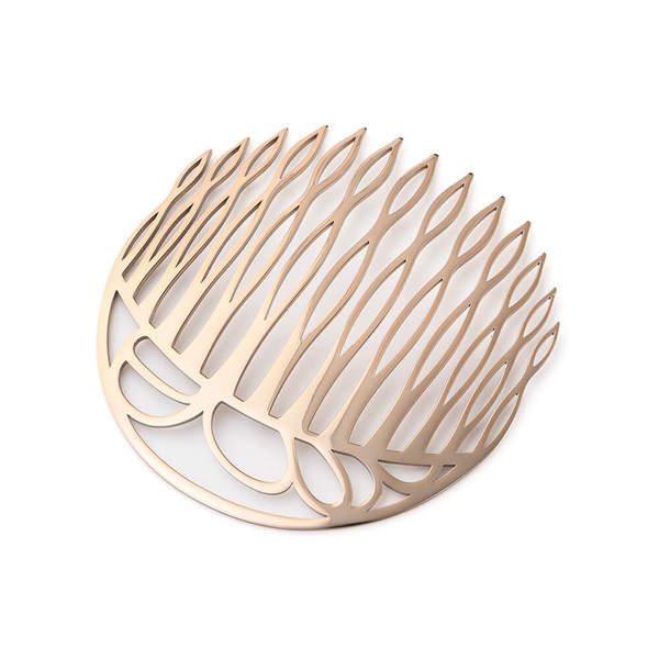 12/19発売 グレイスフル ステンレスコーム(ピンクゴールドカラー)