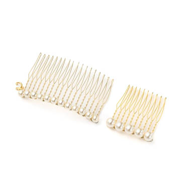 1/9発売 ポライトパール コーム2個セット(パールホワイト)