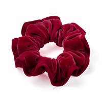 Primary Velvet Scrunchie S (Red)