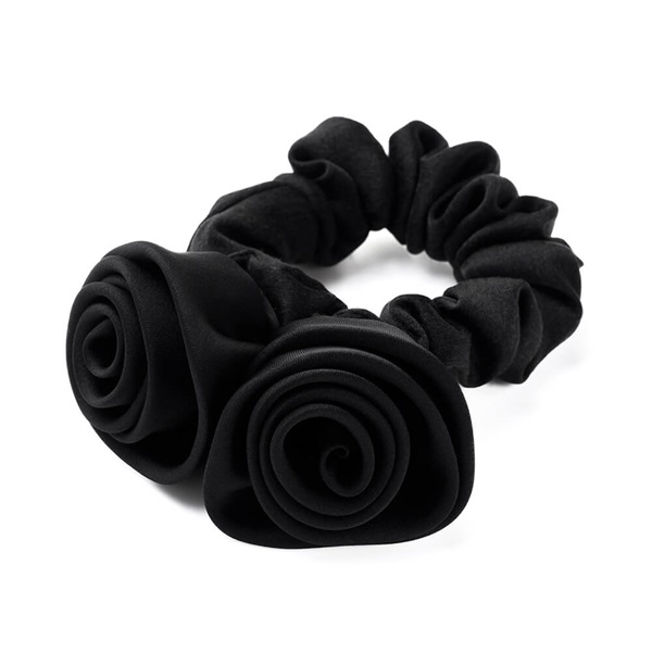 【销售渠道限定】Fleur Noir Scrunchie (黑色)