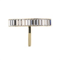 Elegance Pavé Pony Hook (Crystal)