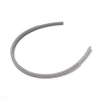 Crystal Mesh hair band (light gray)