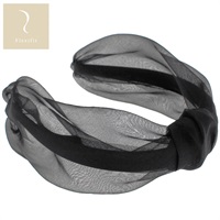 SALE30%OFF エアムーヴシルク フレキシフィットヘアバンド(ブラック)