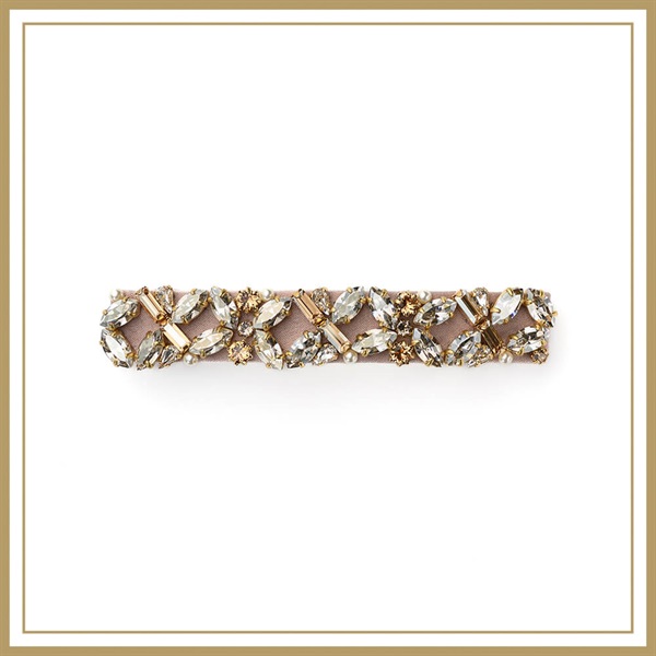 ジオラム バレッタ(クリスタルミックス)