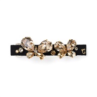 クリスタルアミュレット バレッタ(ゴールドカラー) | バレッタ