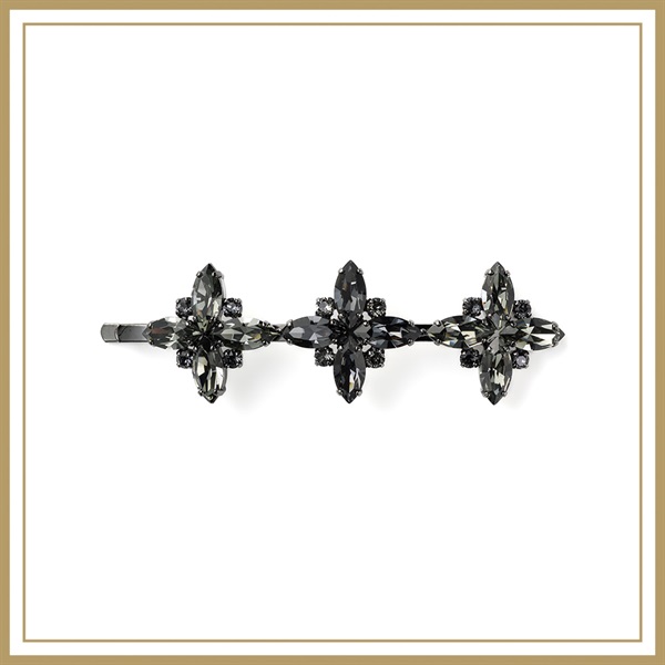 ジオメトリーエモーション ロングピン(ブラックミックス)