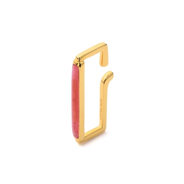 LUCAS JACK　ENID SQUARE EAR CUFF イーニッド スクエア イヤーカフ(ピンク)
