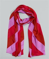 SALE70%OFF 【Echo New York】chevron silk oblong デザインスカーフ(PEONY)