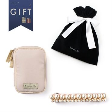 Gift set/Hair jewelry pouch B (white)