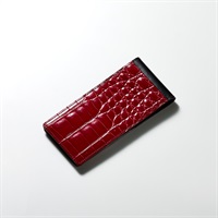 ROIS ROIA クロコダイルスマホカバー （シャイニングレッド）