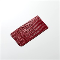 ROIS ROIA クロコダイルスマホカバー (ロイヤル・ガーネット) Type-A