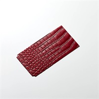 ROIS ROIA クロコダイルスマホカバー (ロイヤル・ガーネット) Type-B