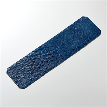 ROIS ROIA オーストリッチスマホカバー (アイゾメ・ノワール) Type-A