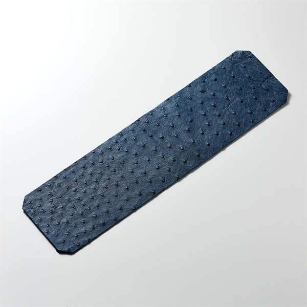 ROIS ROIA オーストリッチスマホカバー (ヴェルベット・ブルー) Type-D