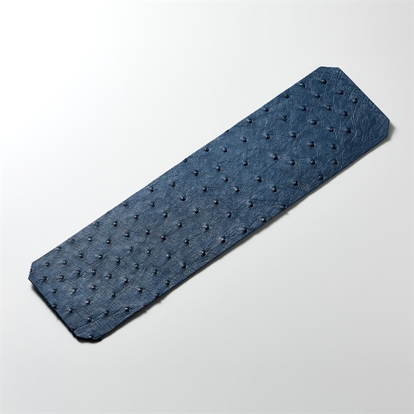 ROIS ROIA オーストリッチスマホカバー (ヴェルベット・ブルー) Type-F