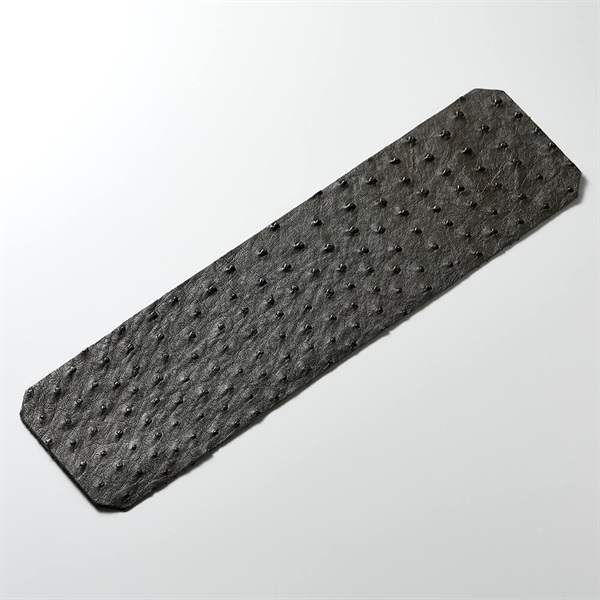 ROIS ROIA オーストリッチスマホカバー (アッシュ・グレー) Type-B