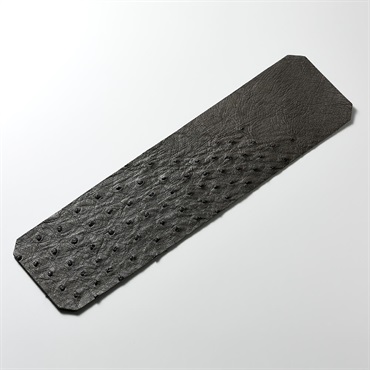 ROIS ROIA オーストリッチスマホカバー (アッシュ・グレー) Type-D