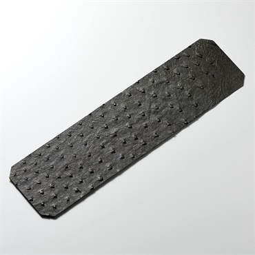 ROIS ROIA オーストリッチスマホカバー (アッシュ・グレー) Type-E