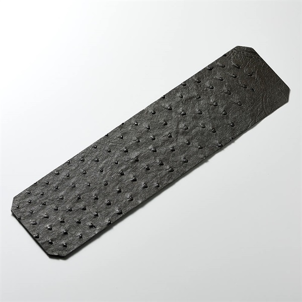 ROIS ROIA オーストリッチスマホカバー (アッシュ・グレー) Type-E