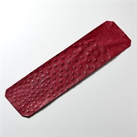 ROIS ROIA オーストリッチスマホカバー (クラレット・レッド) Type-D