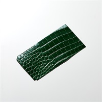 ROIS ROIA クロコダイルスマホカバー (インペリアル・エメラルド) Type-A