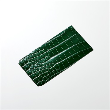 ROIS ROIA クロコダイルスマホカバー (インペリアル・エメラルド) Type-E