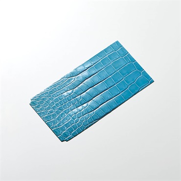 ROIS ROIA クロコダイルスマホカバー (ブルーオパール) Type-C