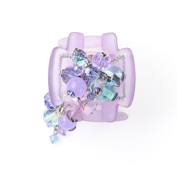 フローイングジュエル デザートクリップ 中(パープル) | デザート