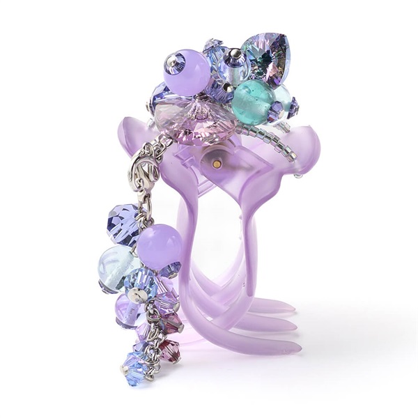 フローイングジュエル デザートクリップ 中(パープル) | デザート