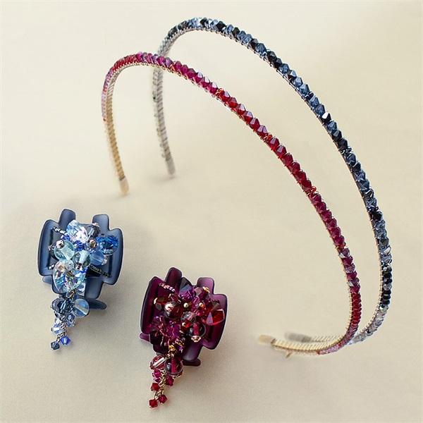 フローイングジュエル デザートクリップ 中(パープル) | デザート