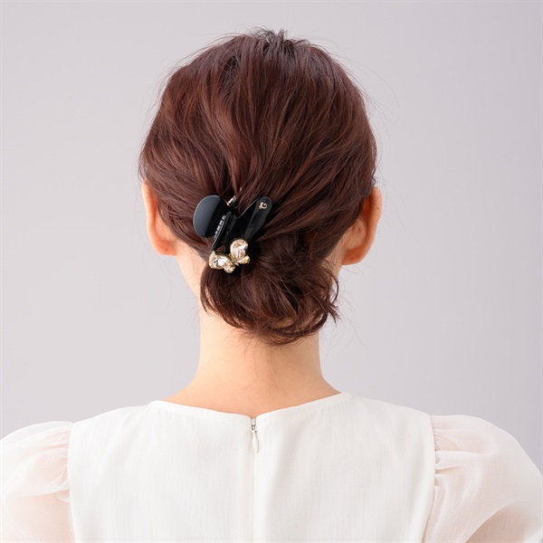 クリスタルアミュレット バンスクリップ(ゴールドカラー) | バンス