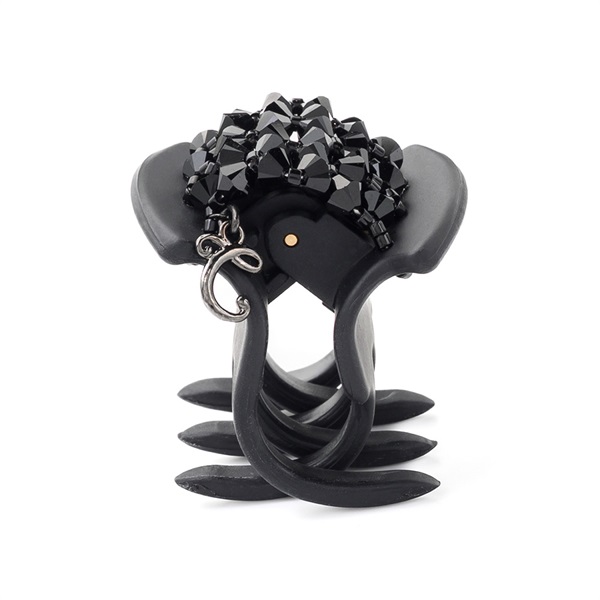 フローラルアイス デザートクリップ 中(ブラック) | デザートクリップ