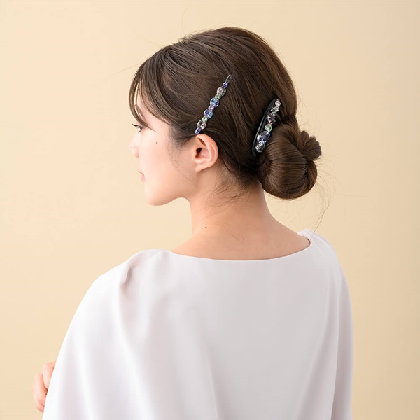 まっく]コンプレックスビズ フレンチコーム パープル色 まっく様専用