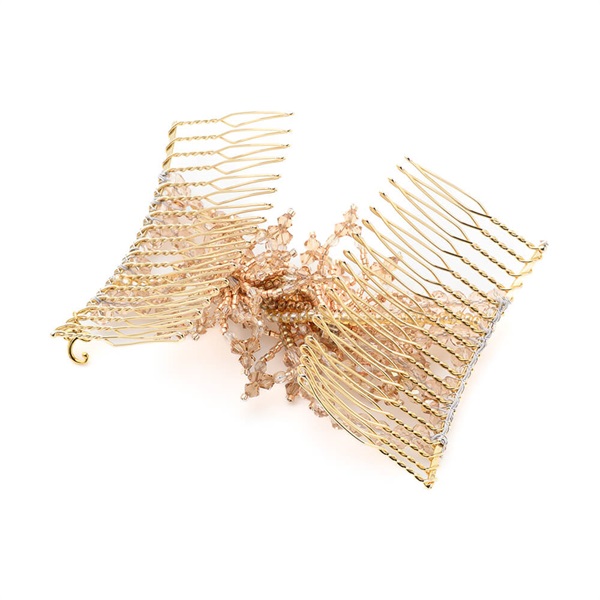 アイレディース　Bクリーム３個 フローラルアイスフラワー グラスコーム(ベージュミックス