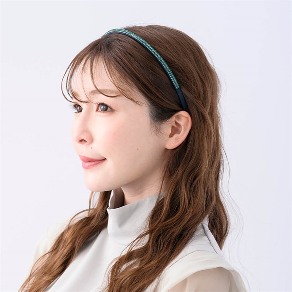 クリスタルメッシュ ヘアバンド(エメラルド) | ヘアバンド