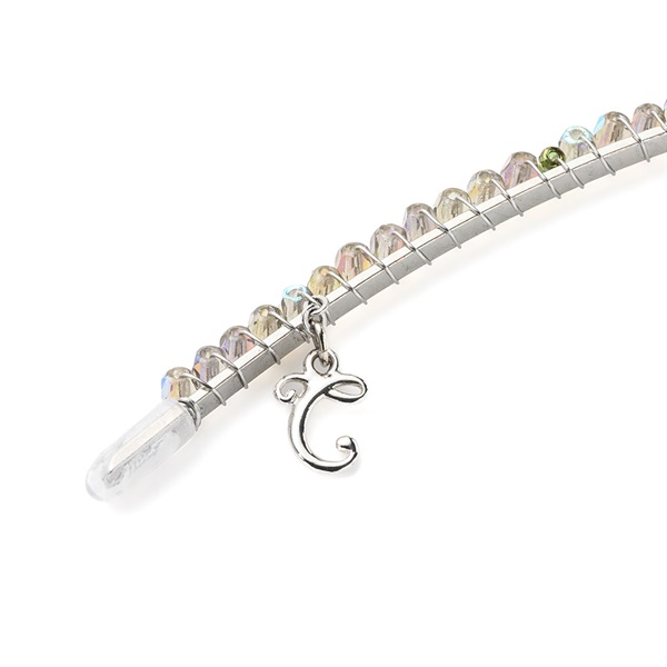 カットビーズグラデーション ヘアバンド(グリーン) | ヘアバンド