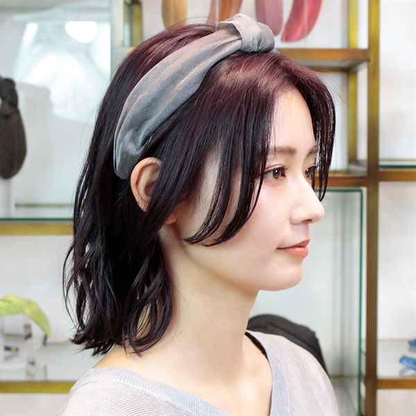 エアムーヴシルク フレキシフィットヘアバンド(グレー) | ヘアバンド