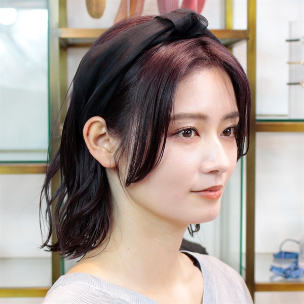 エアムーヴシルク フレキシフィットヘアバンド(ブラック) | ヘアバンド