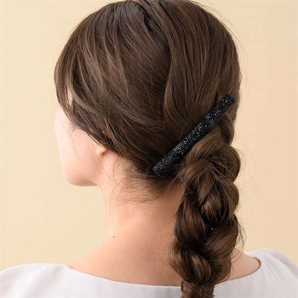 ラフィネ ロングスリムバレッタ(ブラック) | バレッタ | COMPLEX