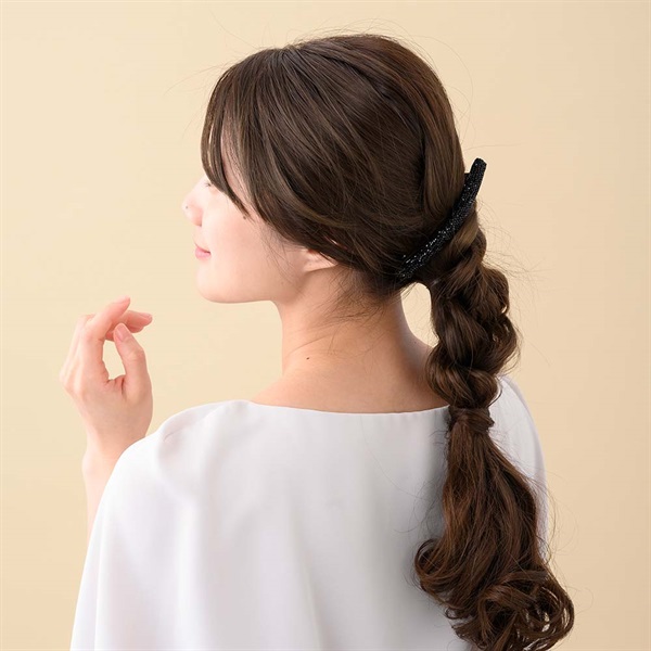 新品　コンプレックスビズ　バレッタ　ロングバレッタ　髪留め　スワロフスキー 新品 コンプレックスビズ バレッタ ロングバレッタ 髪留め