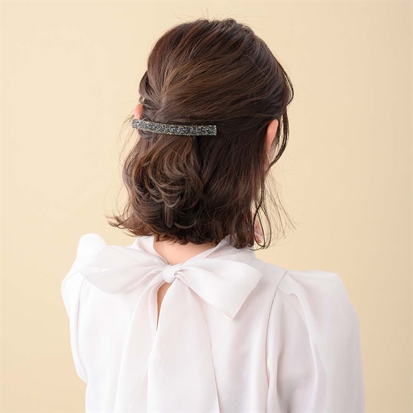 美品　コンプレックスビズ　ミンクファー　スリムバレッタ 楽天市場】美人髪 バレッタ ミンクファー スリムタイプの金具